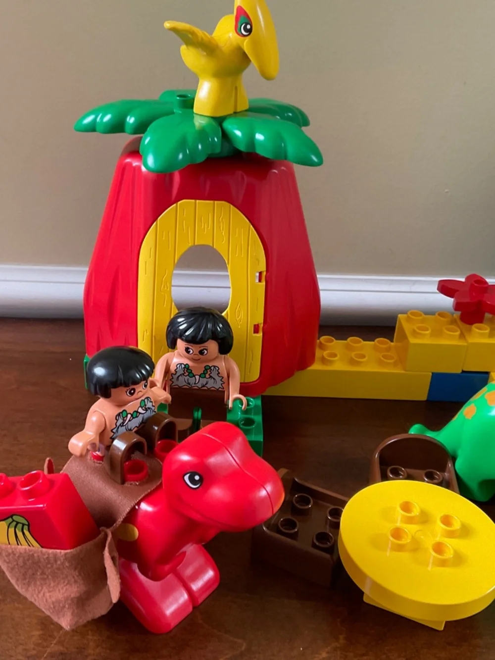 Rare Lego DUPLO #2605 Dinosaur Park complete set Vintage 1997